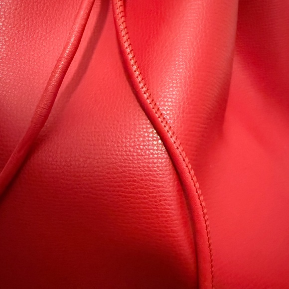 Kate Spade Red Leather Bucket Bag - Picture 3 of 8